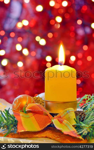 Christmas candle