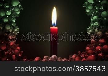 Christmas Candle Timelapse / Weihnachten Kerze zeitraffer
