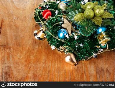 Christmas composition, decoration,