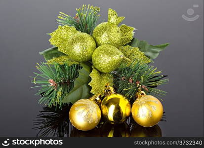 Christmas composition, decoration,