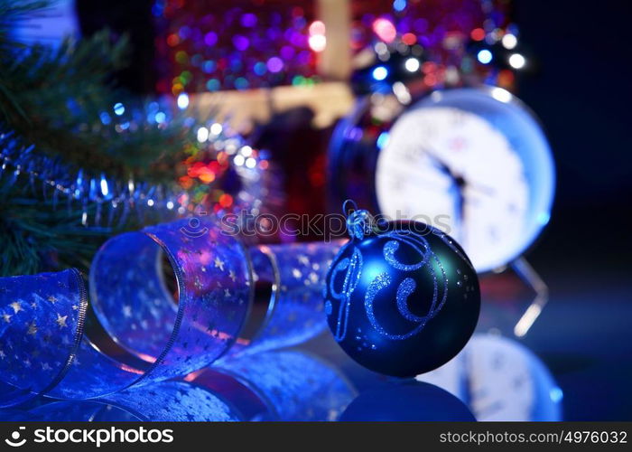 christmas decoration. Beautiful christmas decorations for a christmas tree