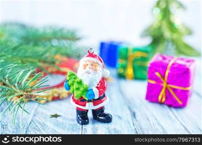 christmas decoration for tree, christmas background, christmas decoration on a table
