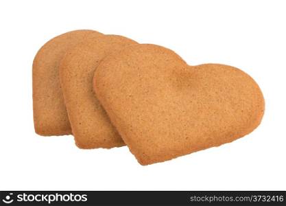 Christmas decoration: heart shaped gingerbread