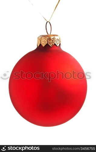 Christmas decoration isolated on a white background