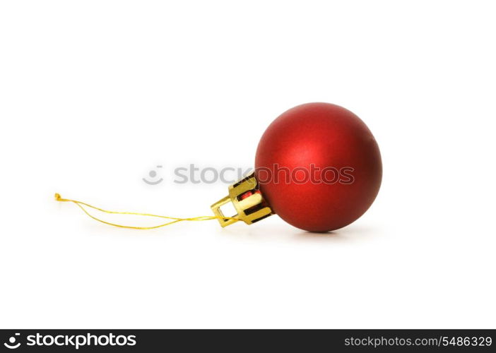 Christmas decoration isolated on the white