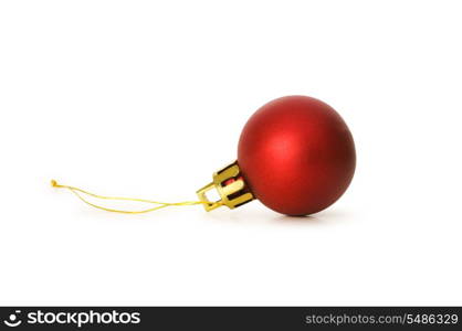 Christmas decoration isolated on the white