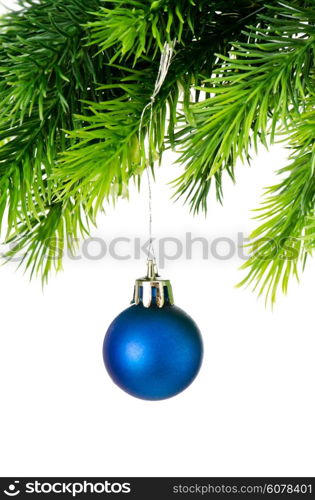 Christmas decoration isolated on the white