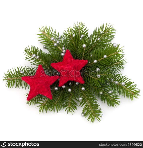 Christmas decoration isolated on white background