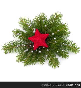 Christmas decoration isolated on white background