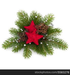 Christmas decoration isolated on white background