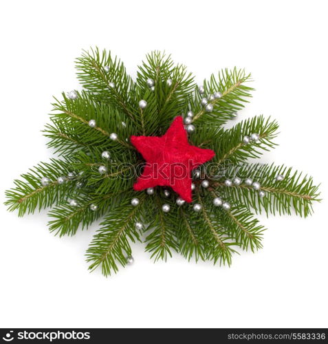 Christmas decoration isolated on white background