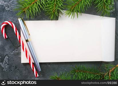 christmas decoration on a table, stock photo