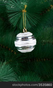 Christmas decoration on the tree - holiday concept