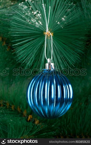 Christmas decoration on the tree - holiday concept