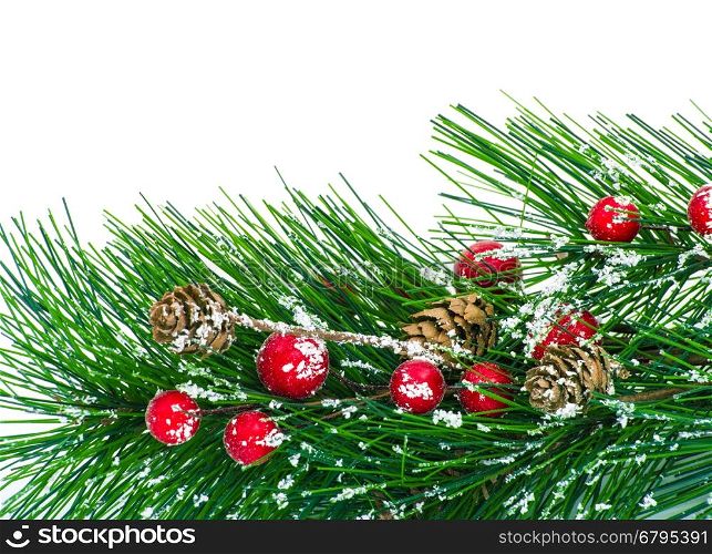 Christmas Decoration Over Wooden Background