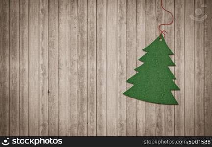 Christmas decoration with a christmas tree