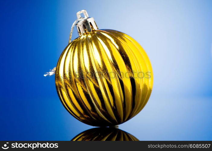 Christmas decorations in festive holiday concept