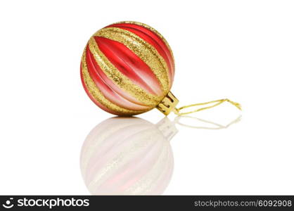 Christmas decorations in festive holiday concept