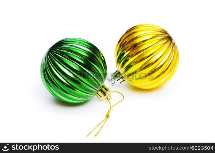 Christmas decorations in festive holiday concept