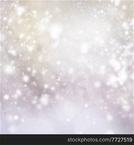 christmas defosued background  tree  branch and gray  gleaming bokeh  background