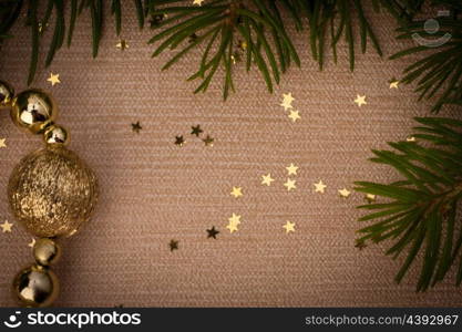 Christmas festive background with copy space