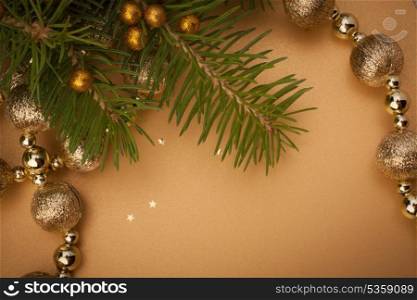 Christmas festive background with copy space