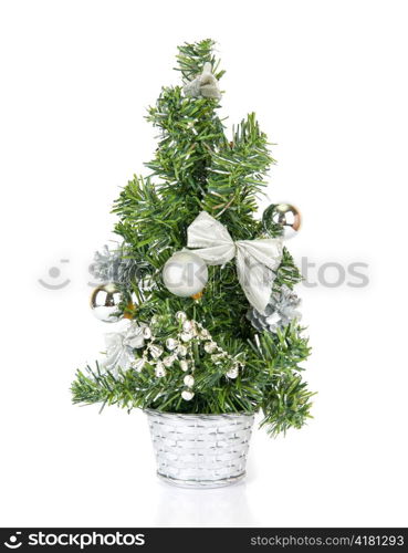 Christmas firtree isolated on a white background