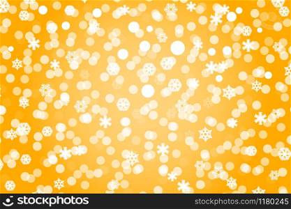 Christmas gold shiny background with snowflakes and lens flare.. Christmas gold shiny background with snowflakes