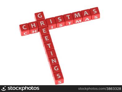 Christmas greetings image with hi-res rendered artwork that could be used for any graphic design.. Christmas greetings