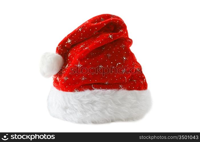 Christmas hat isolated on a white background