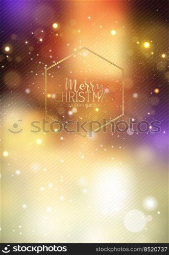 Christmas Holidays festive blurred background 
