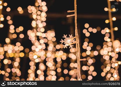 Christmas lights background Lights blurred bokeh