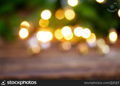 christmas lights defocused background. christmas fir tree with lights absgtract defocused lights background