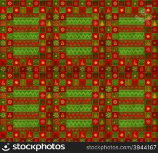 Christmas ornament carpet