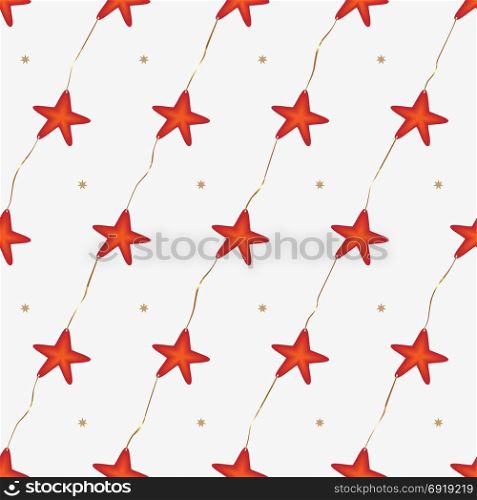 Christmas pattern united stars. Christmas pattern united stars. Vector illustration