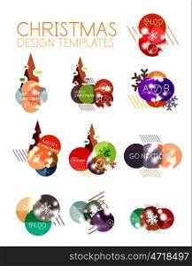 Christmas Sale Paper Stickers. Christmas Sale Paper Stickers