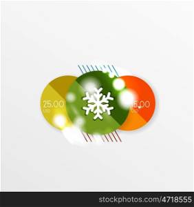 Christmas Sale Paper Stickers. Christmas Sale Paper Stickers