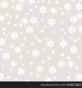 christmas snowflake and stars illustration background