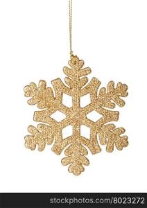 Christmas snowflake. Christmas snowflake ornament on a white background