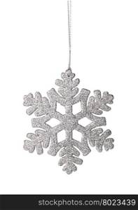 Christmas snowflake. Christmas snowflake ornament on a white background