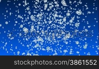 christmas snowflakes with alfa matte