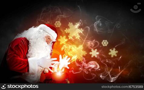 christmas theme with santa