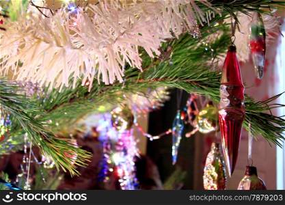 Christmas tree decoration on the Christmas tree