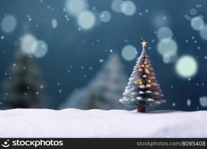 Christmas tree decoration. Winter decorate. Generate Ai. Christmas tree decoration. Generate Ai