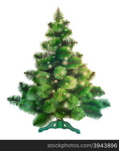 Christmas tree isolated