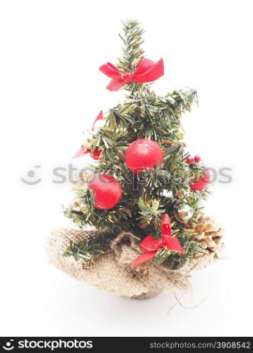 Christmas tree on a white background