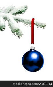 Christmas tree with bauble
