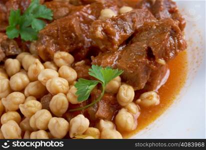 Chtitha Lham ? Lamb in a Red Sauce.Algerian food