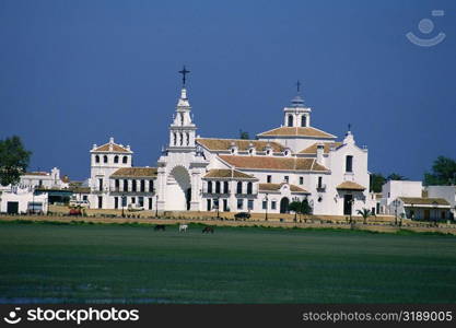 Church at the waterfront, Andalusia, Spain