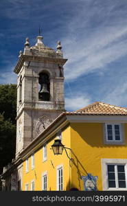 Church bell tower, Sintra, Portugal